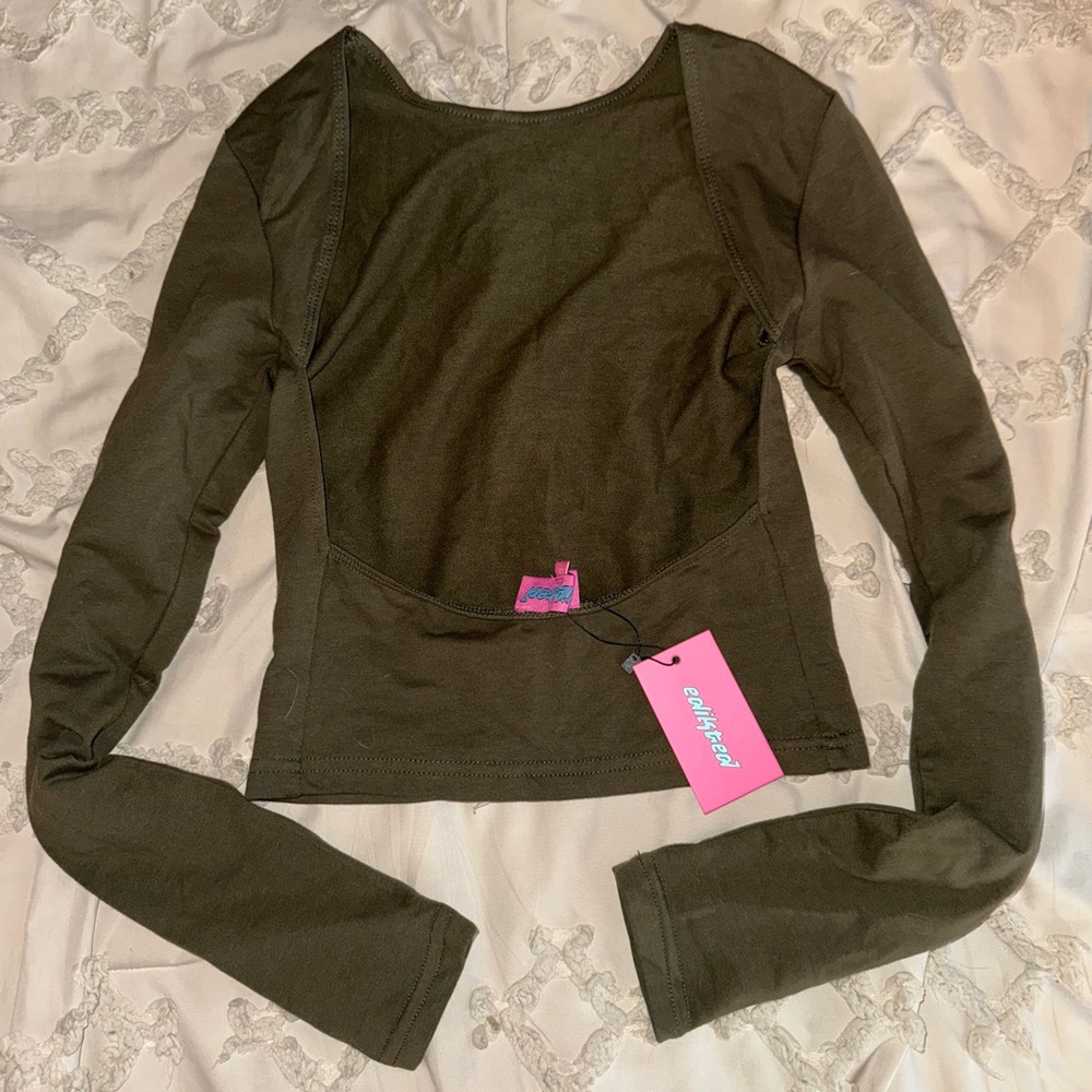 Edikted open back long sleeve